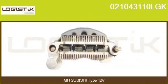 Rectifier, alternator (021043110LGK)