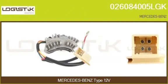 Resistor, interior blower (026084005LGK)