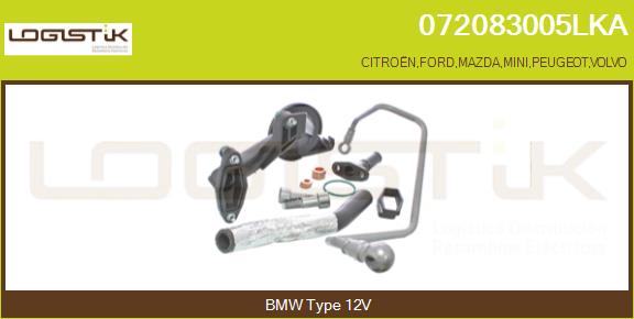 Mounting Kit, charger (072083005LKA)