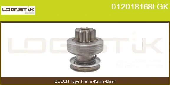 Pinion, starter (012018168LGK)