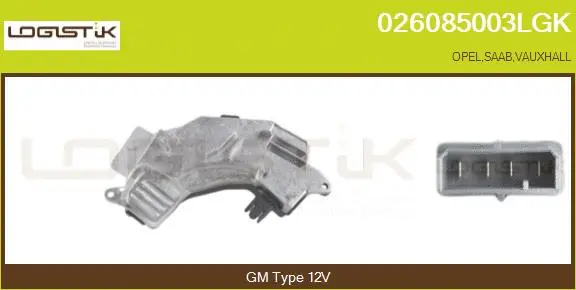 Resistor, interior blower (026085003LGK)