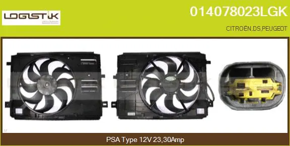 Electric Motor, radiator fan (014078023LGK)