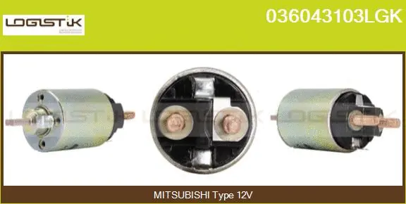 Solenoid Switch, starter (036043103LGK)