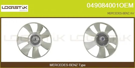 Clutch, radiator fan (049084001OEM)