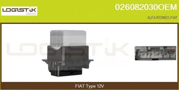 Resistor, interior blower (026082030OEM)