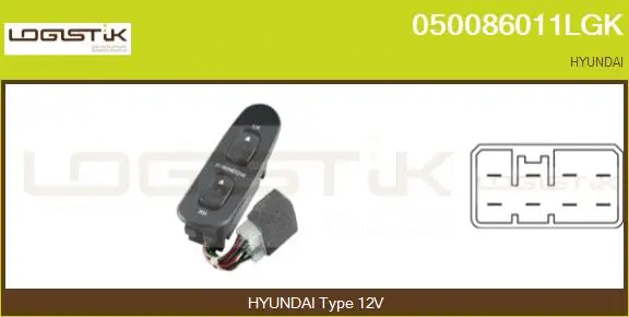 Switch, window regulator (050086011LGK)