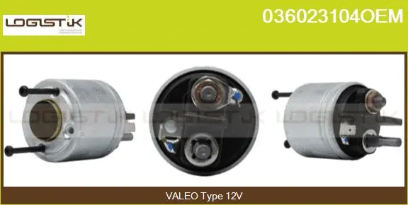 Solenoid Switch, starter (036023104OEM)