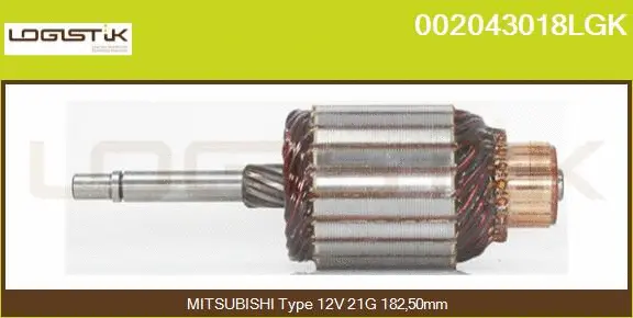 Armature, starter (002043018LGK)