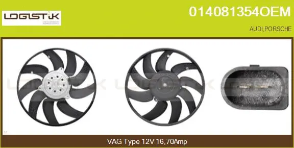 Fan, engine cooling (014081354OEM)