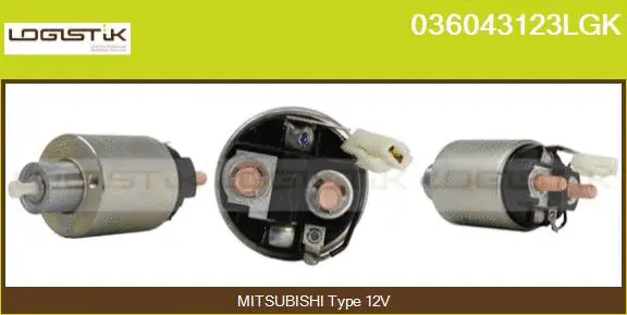 Solenoid Switch, starter (036043123LGK)