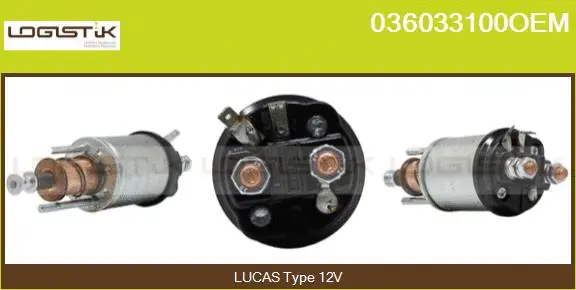 Solenoid Switch, starter (036033100OEM)