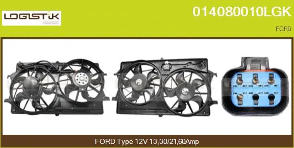 Electric Motor, radiator fan (014080010LGK)