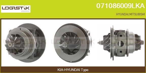 Core assembly, turbocharger (071086009LKA)