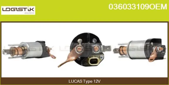 Solenoid Switch, starter (036033109OEM)