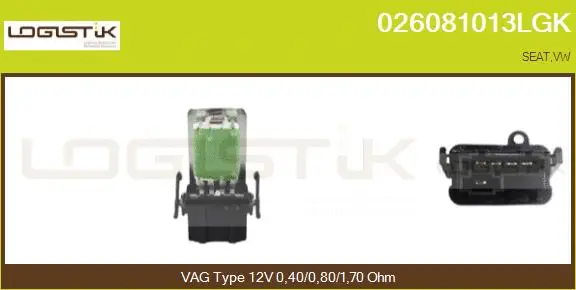 Resistor, interior blower (026081013LGK)