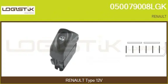 Switch, window regulator (050079008LGK)