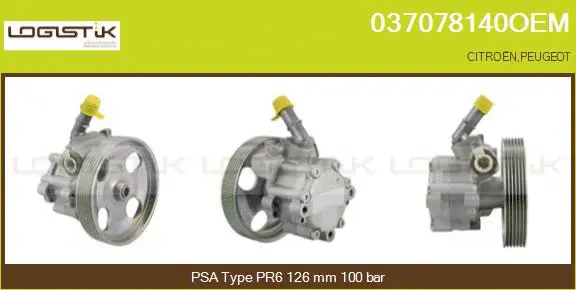 Hydraulic Pump, steering (037078140OEM)