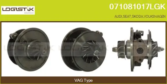 Core assembly, turbocharger (071081017LGK)