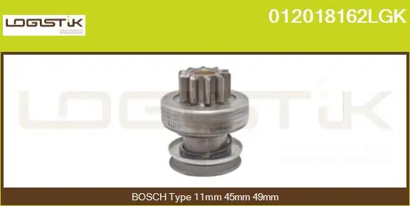 Pinion, starter (012018162LGK)