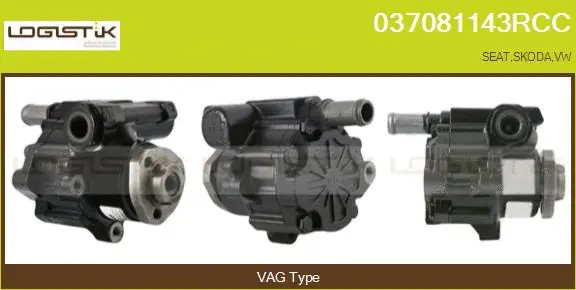 Hydraulic Pump, steering (037081143RCC)