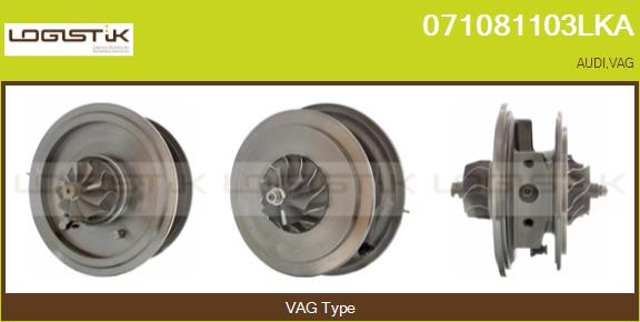 Core assembly, turbocharger (071081103LKA)