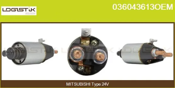 Solenoid Switch, starter (036043613OEM)