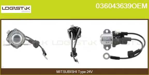 Solenoid Switch, starter (036043639OEM)