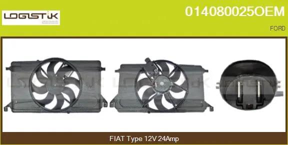 Electric Motor, radiator fan (014080025OEM)
