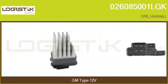 Resistor, interior blower (026085001LGK)