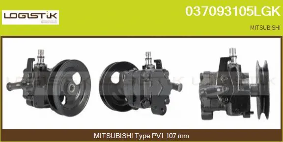 Hydraulic Pump, steering (037093105LGK)