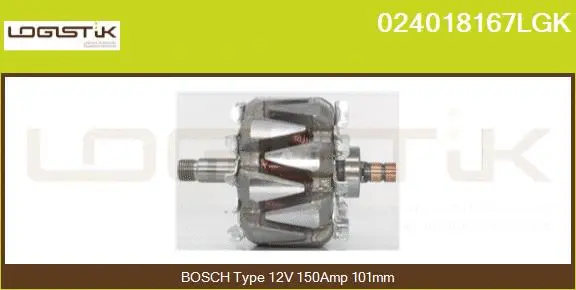 Rotor, alternator (024018167LGK)