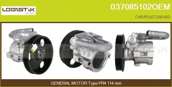 Hydraulic Pump, steering (037085102OEM)