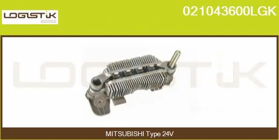 Rectifier, alternator (021043600LGK)