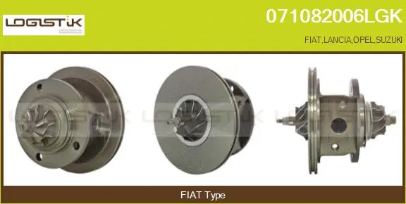 Core assembly, turbocharger (071082006LGK)