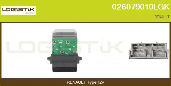 Resistor, interior blower (026079010LGK)