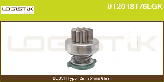 Pinion, starter (012018176LGK)