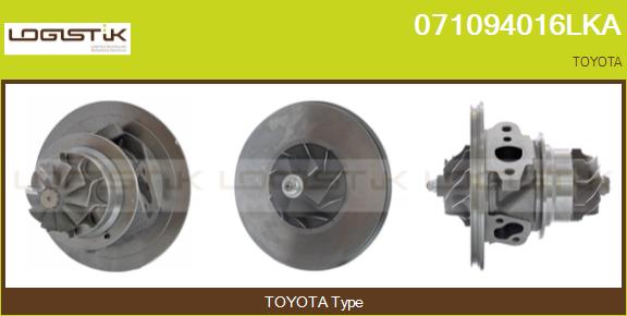 Core assembly, turbocharger (071094016LKA)