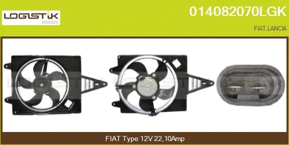 Electric Motor, radiator fan (014082070LGK)