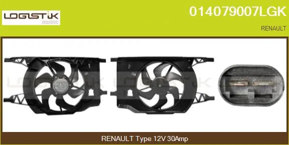 Electric Motor, radiator fan (014079007LGK)