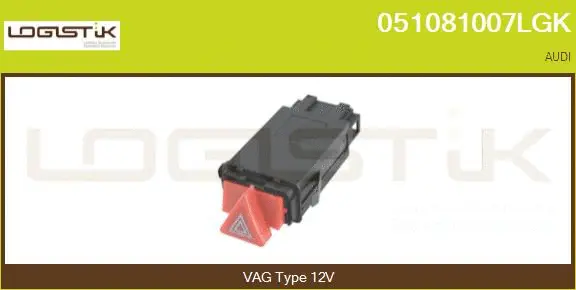 Hazard Warning Light Switch (051081007LGK)