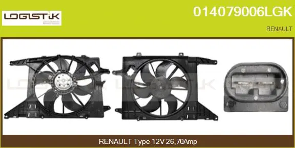 Electric Motor, radiator fan (014079006LGK)