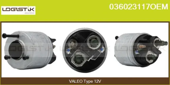 Solenoid Switch, starter (036023117OEM)