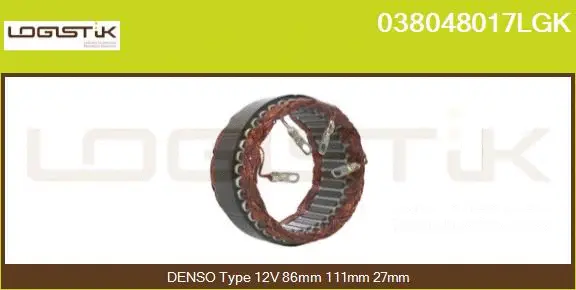 Stator, alternator (038048017LGK)