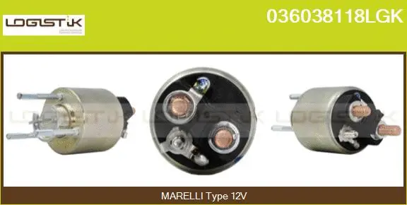 Solenoid Switch, starter (036038118LGK)