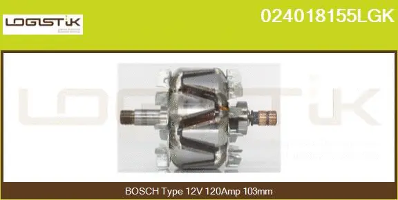 Rotor, alternator (024018155LGK)