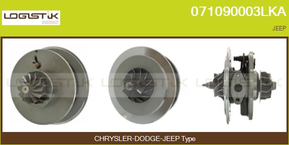 Core assembly, turbocharger (071090003LKA)