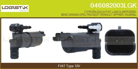 Washer Fluid Pump, window cleaning (046082003LGK)