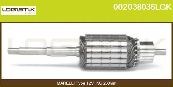 Armature, starter (002038036LGK)