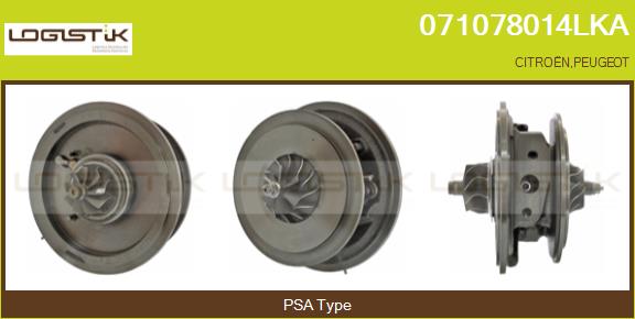 Core assembly, turbocharger (071078014LKA)