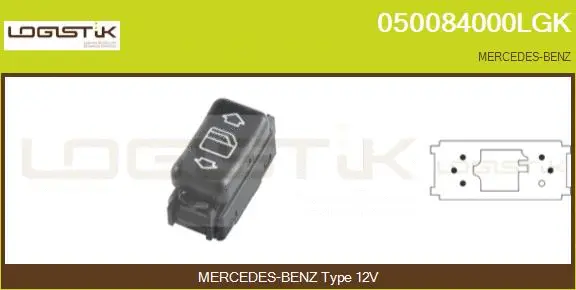 Switch, window regulator (050084000LGK)